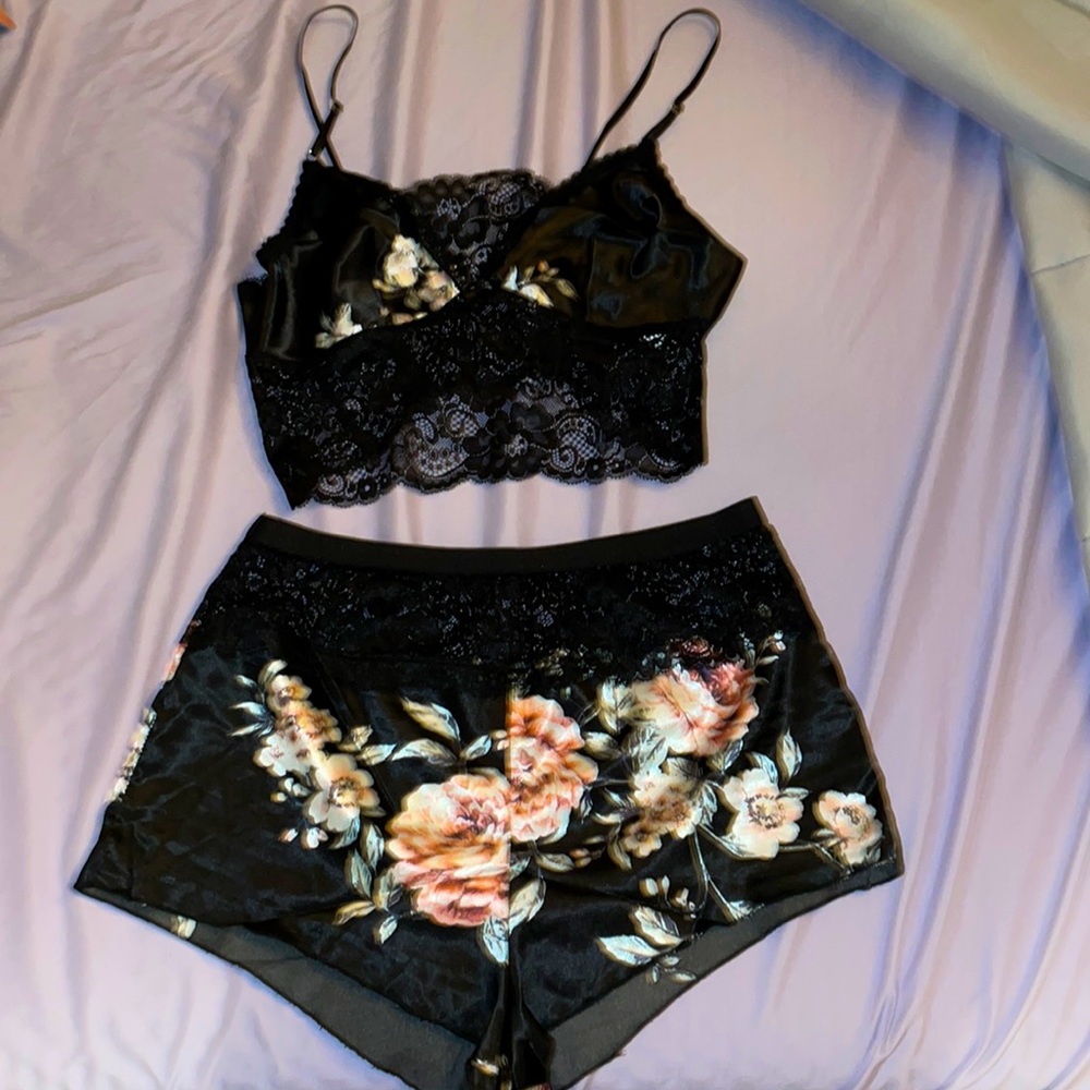 Satin pajama set